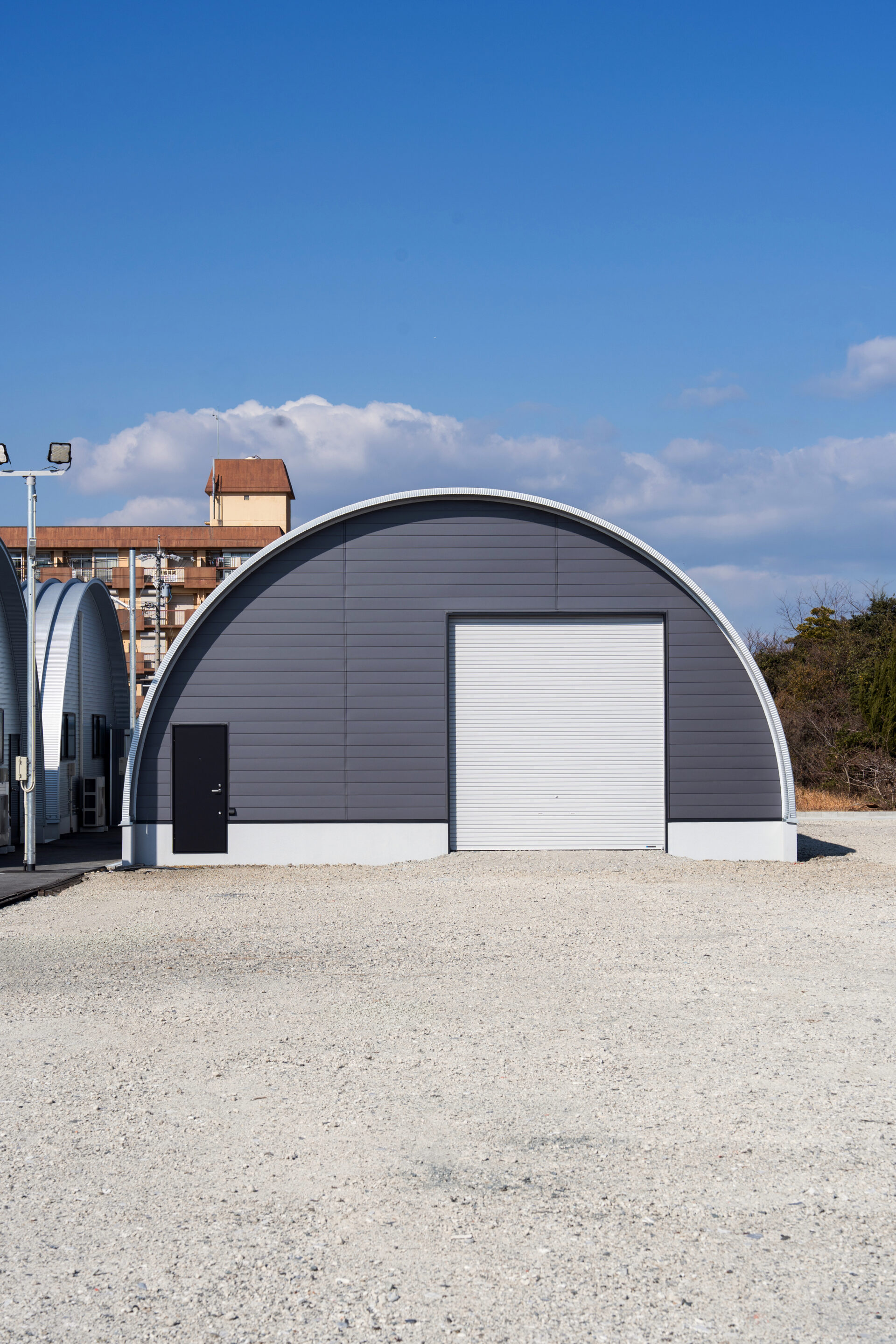 スチールアーチ倉庫の増築事例｜短工期・低コストで実現した間口10m×奥行20mの大空間 イメージ10